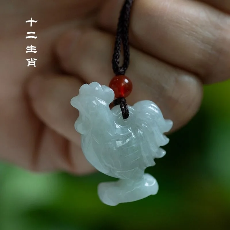 Necklaces - Collier pendentif zodiaque chinois en émeraude