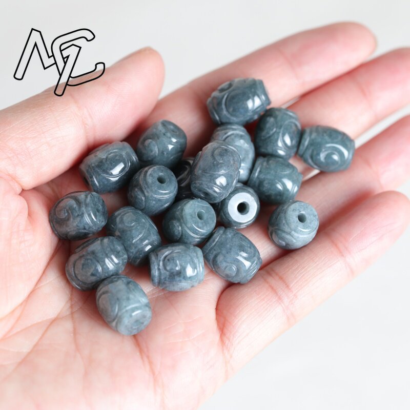 Lot de 5 perles en jade bleu n - Bracelets avis et prix