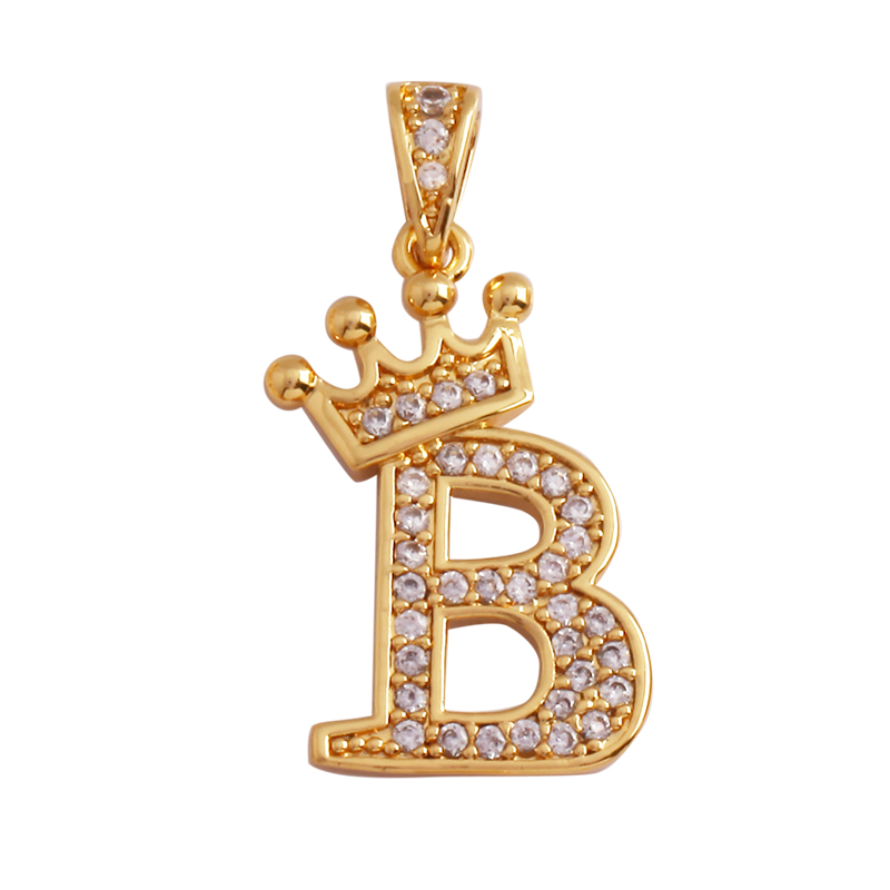 Mode exquis plaqué or 18 carat - Initial Letter Necklace 18K Gold avis et prix