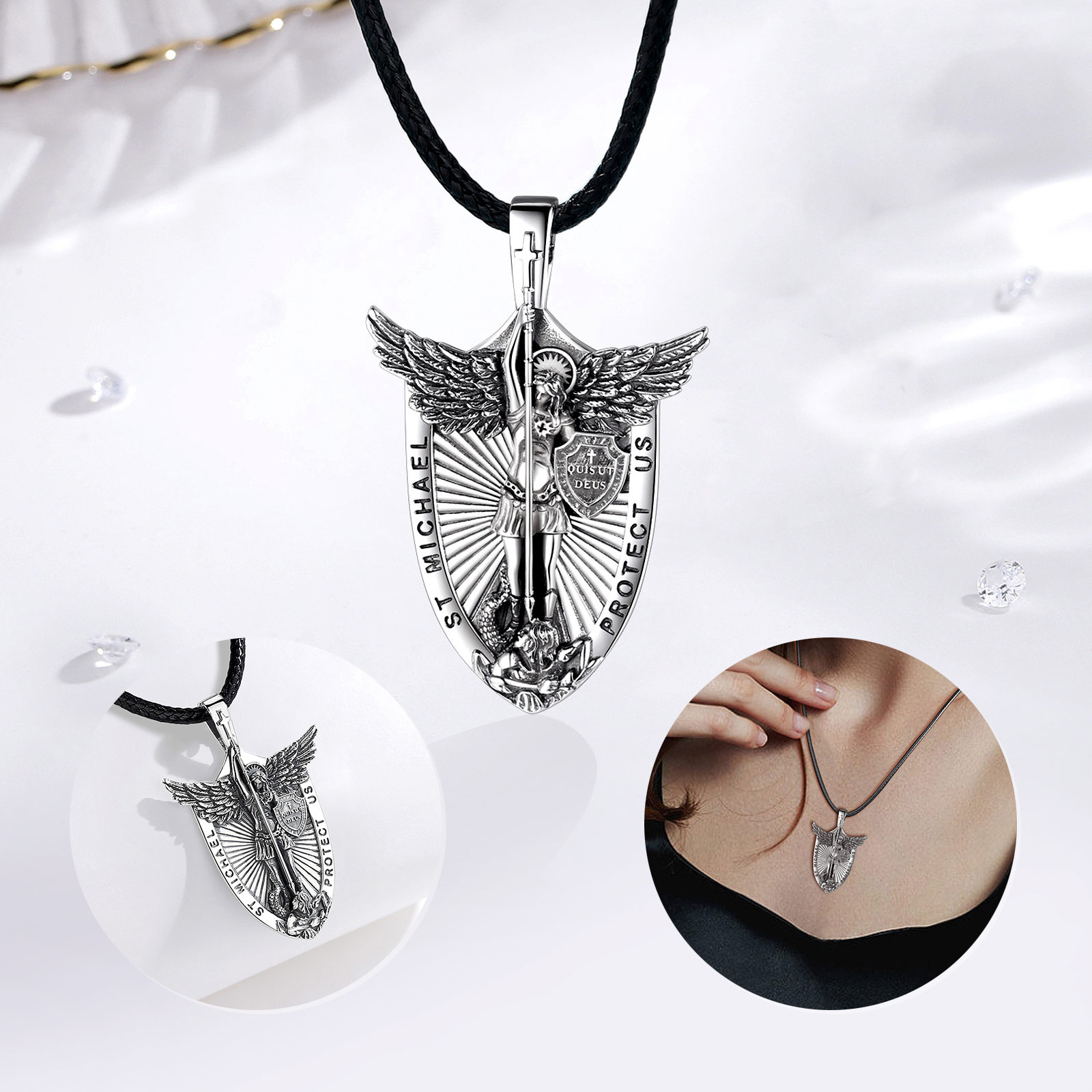 Eudora 925 argent Sterling sai - 925 Sterling Silver Chain Necklace Men avis et prix
