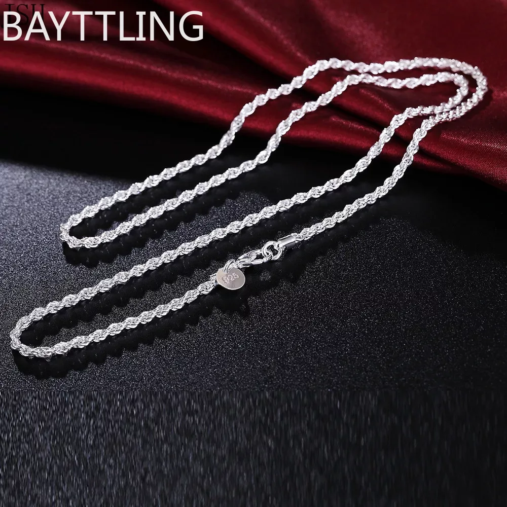 40-60 cm en gros 925 chaîne de - 925 Sterling Silver Chain Necklace Men avis et prix