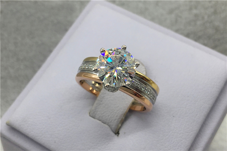 Bague de fiançailles de mariag - Moissanite Engagement Ring 1 Carat avis et prix