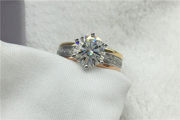 Bague de fiançailles de mariag - Moissanite Engagement Ring 1 Carat avis et prix