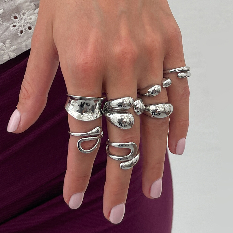 DIEZI un ensemble de bagues gé - Vintage Punk Knuckle Rings Set avis et prix