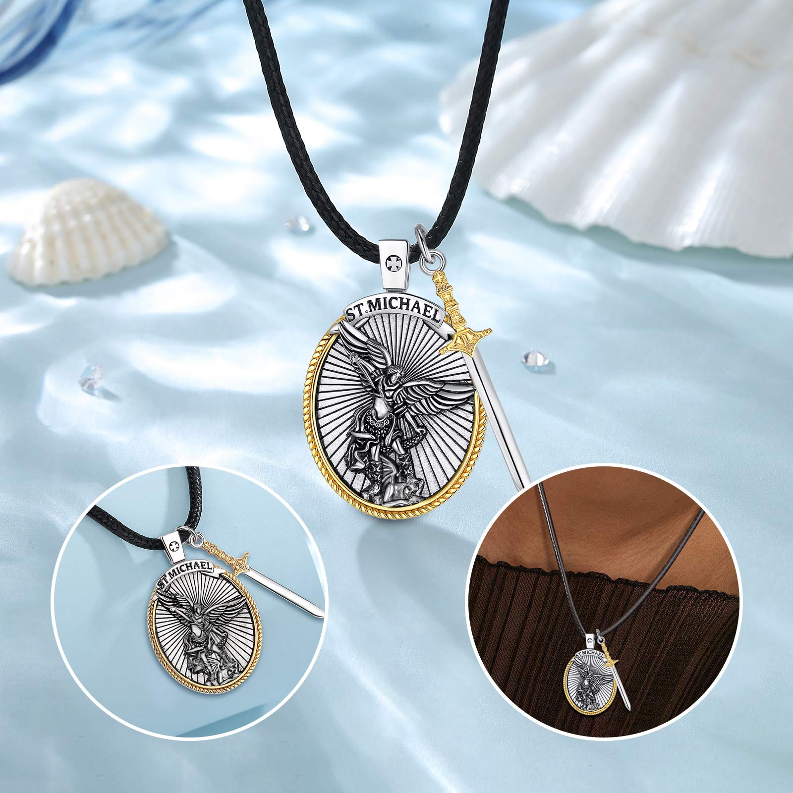 Eudora 925 argent Sterling Sai - 925 Sterling Silver Chain Necklace Men avis et prix