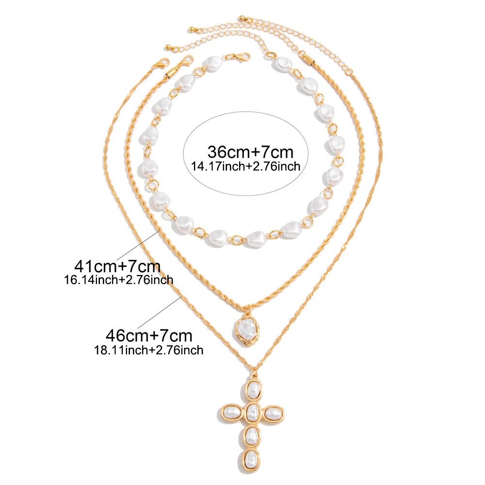 Collier ras du cou torsadé à 3 - Pearl Choker Necklace Vintage avis et prix