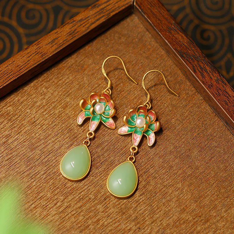 Boucles d'oreilles goutte d'ea - Earrings avis et prix