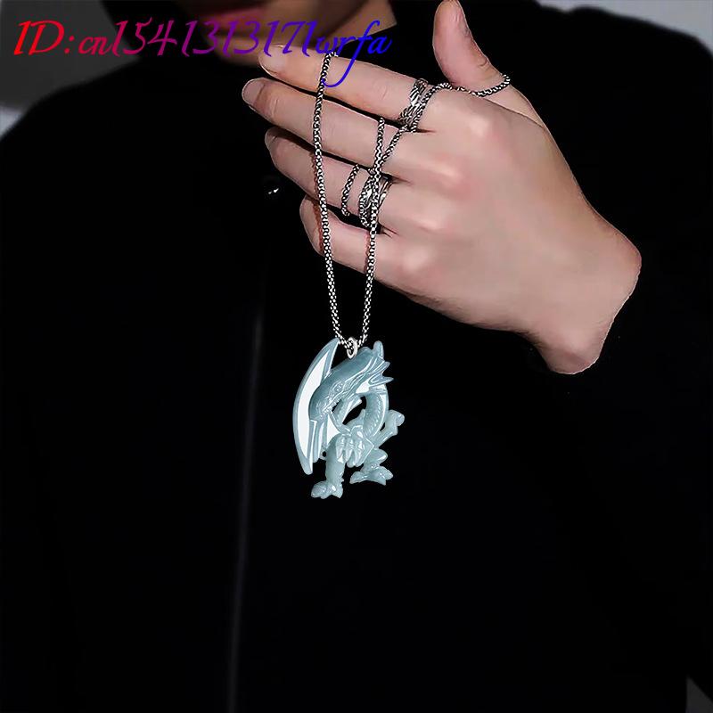 Collier pendentif dragon en ja - Necklaces avis et prix