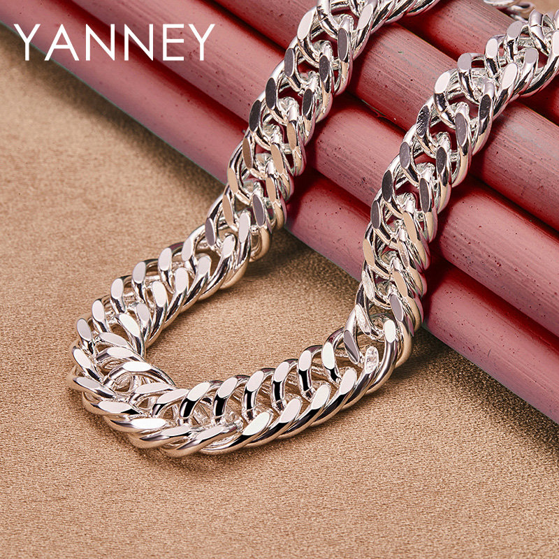 Collier chaîne serpent en arge - Cuban Link Chain 12Mm avis et prix