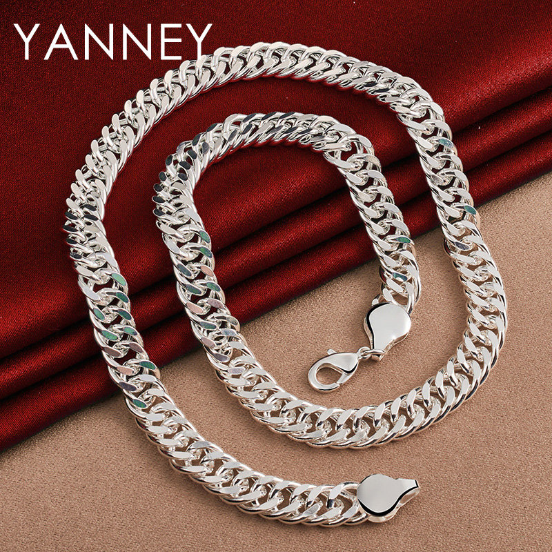 Collier chaîne serpent en arge - Cuban Link Chain 12Mm avis et prix