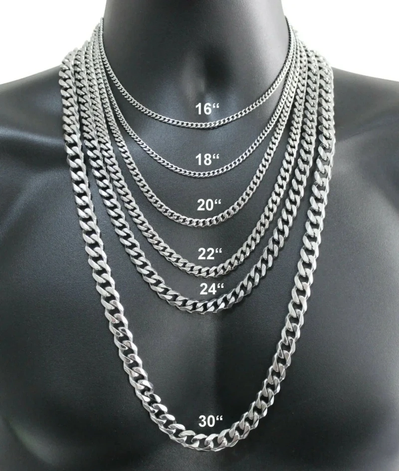 Collier en argent Sterling 925 - Cuban Link Chain 12Mm avis et prix