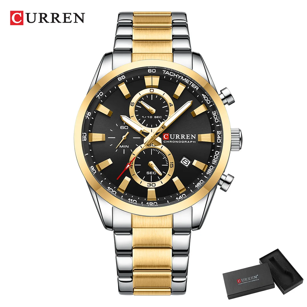 CURREN Casual Quartz Chrono Sp - Watch Accessories avis et prix