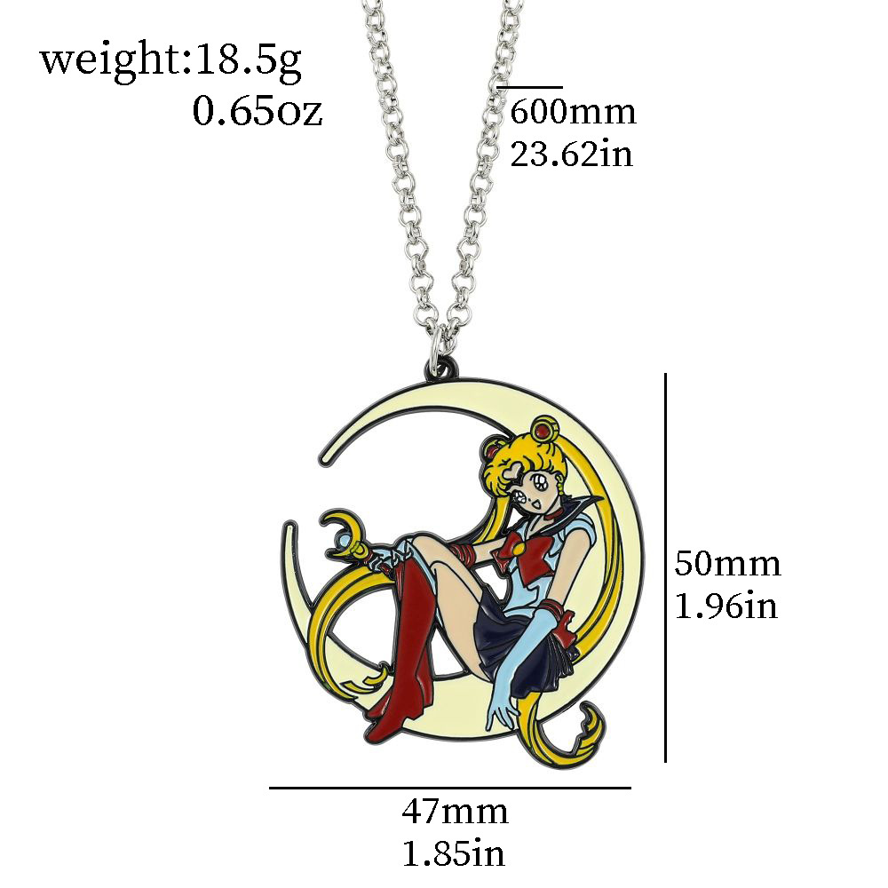 Collier en émail métallique st - Anime Pendant Necklace avis et prix