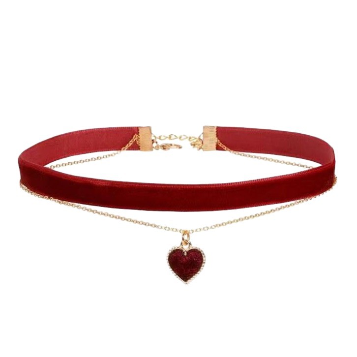 Collier ras du cou romantique  - Layered Pendant Necklace Aesthetic avis et prix