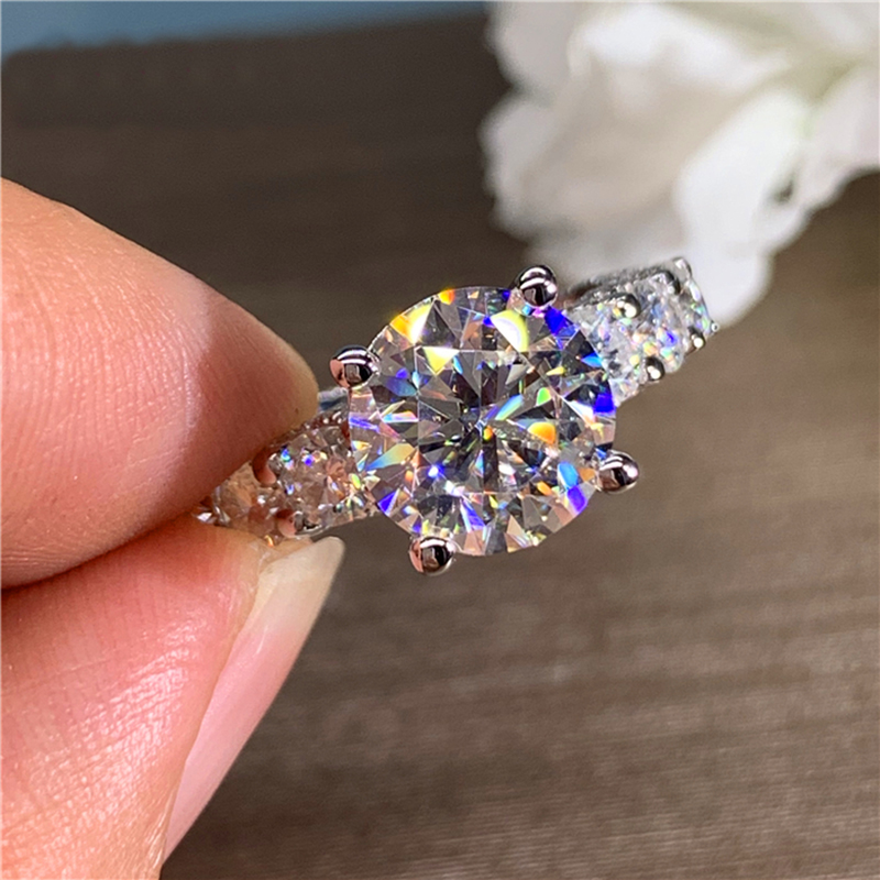 Bague de fiançailles et de mar - Moissanite Engagement Ring 1 Carat avis et prix