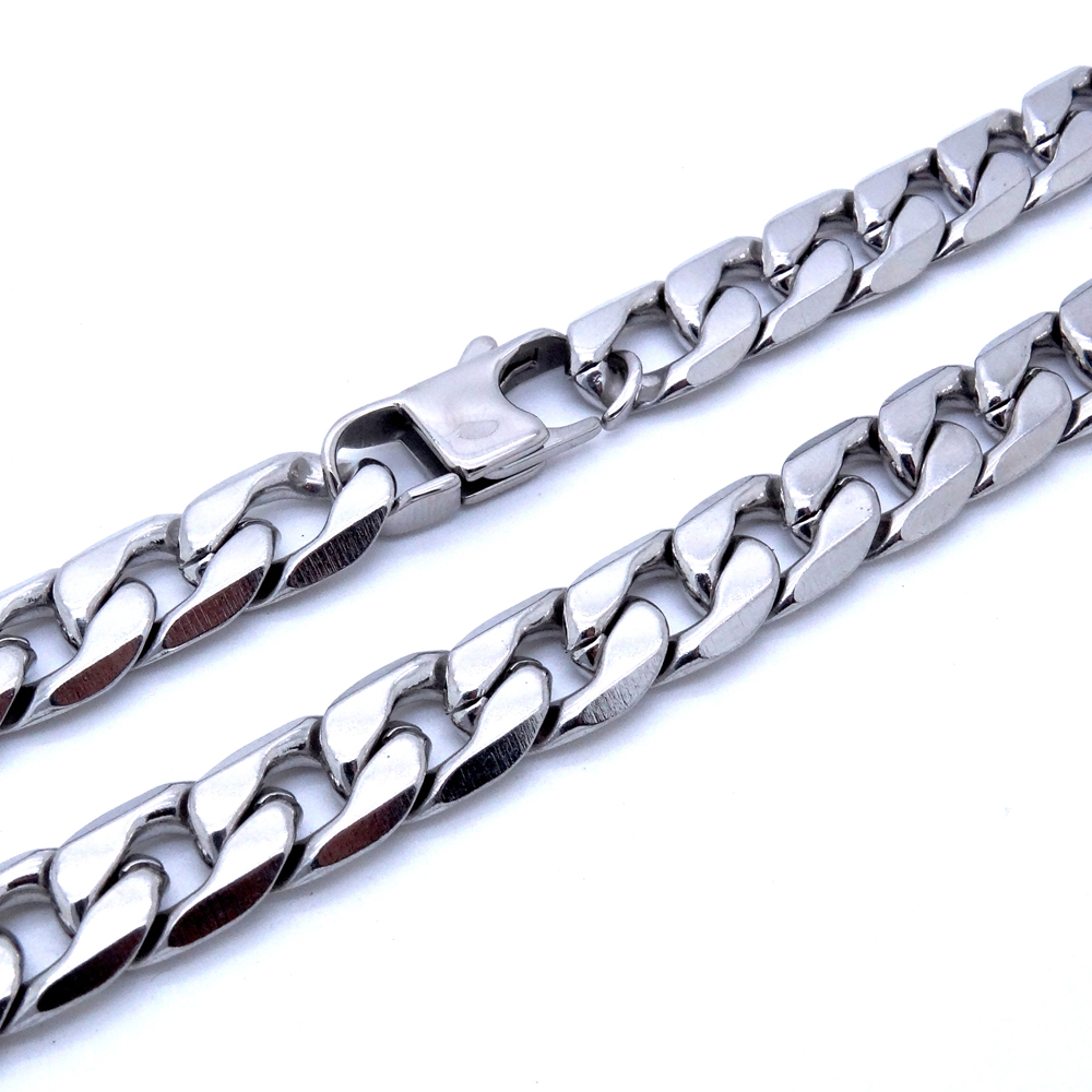 Collier en acier inoxydable po - Cuban Link Chain 12Mm avis et prix
