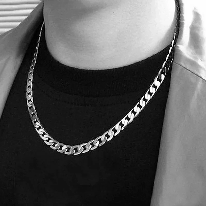 Collier en argent sterling 925 - Cuban Link Chain 12Mm avis et prix