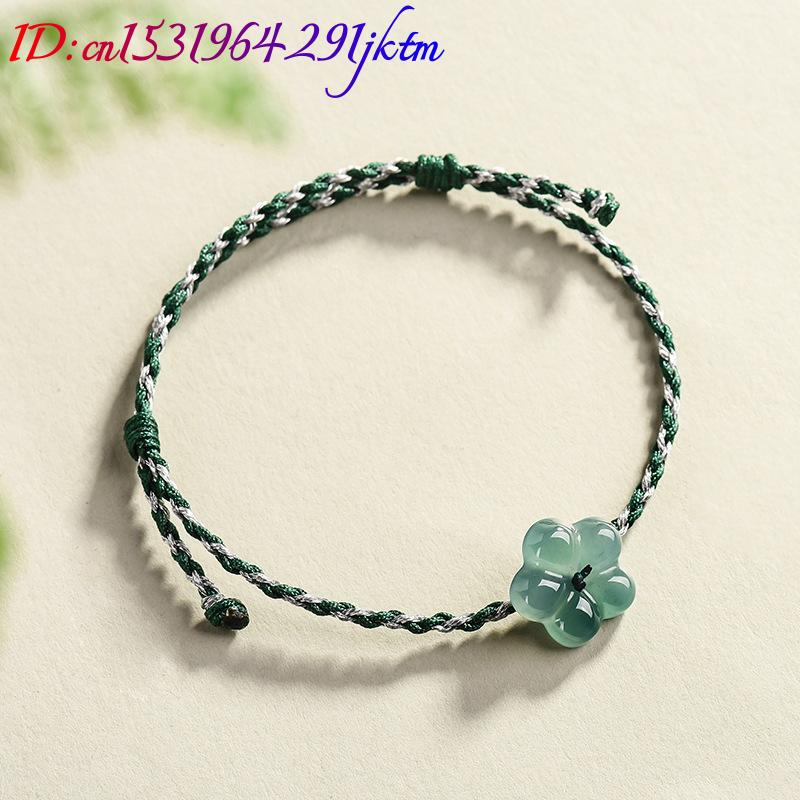 Bracelet à fleurs en jadéite b - Bracelets avis et prix