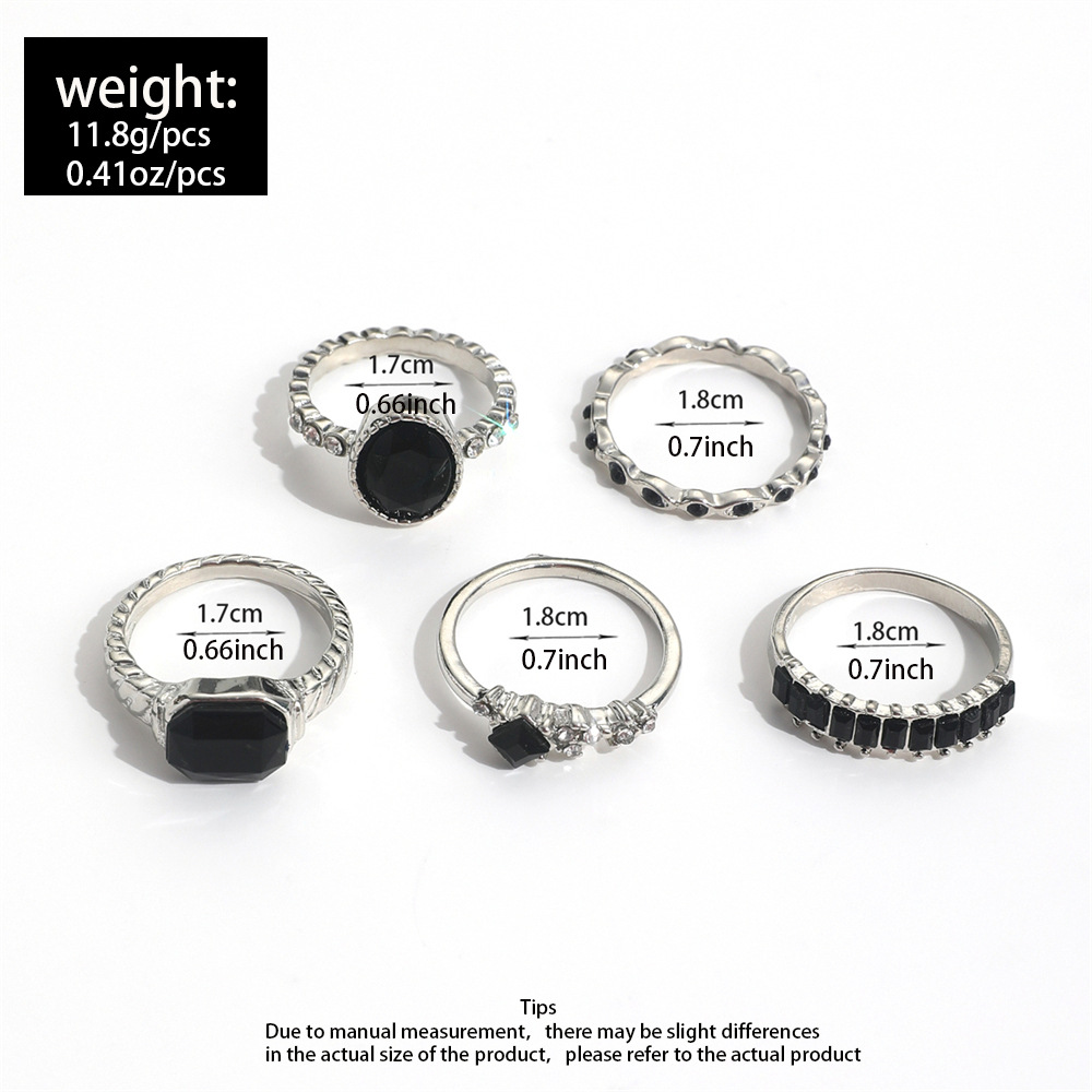 Ensemble de bagues pour femmes - Vintage Punk Knuckle Rings Set avis et prix
