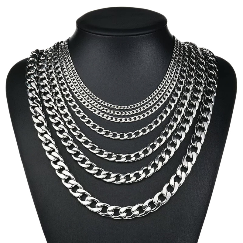 YQ 3MM-10MM 316L acier inoxyda - Cuban Link Chain 12Mm avis et prix