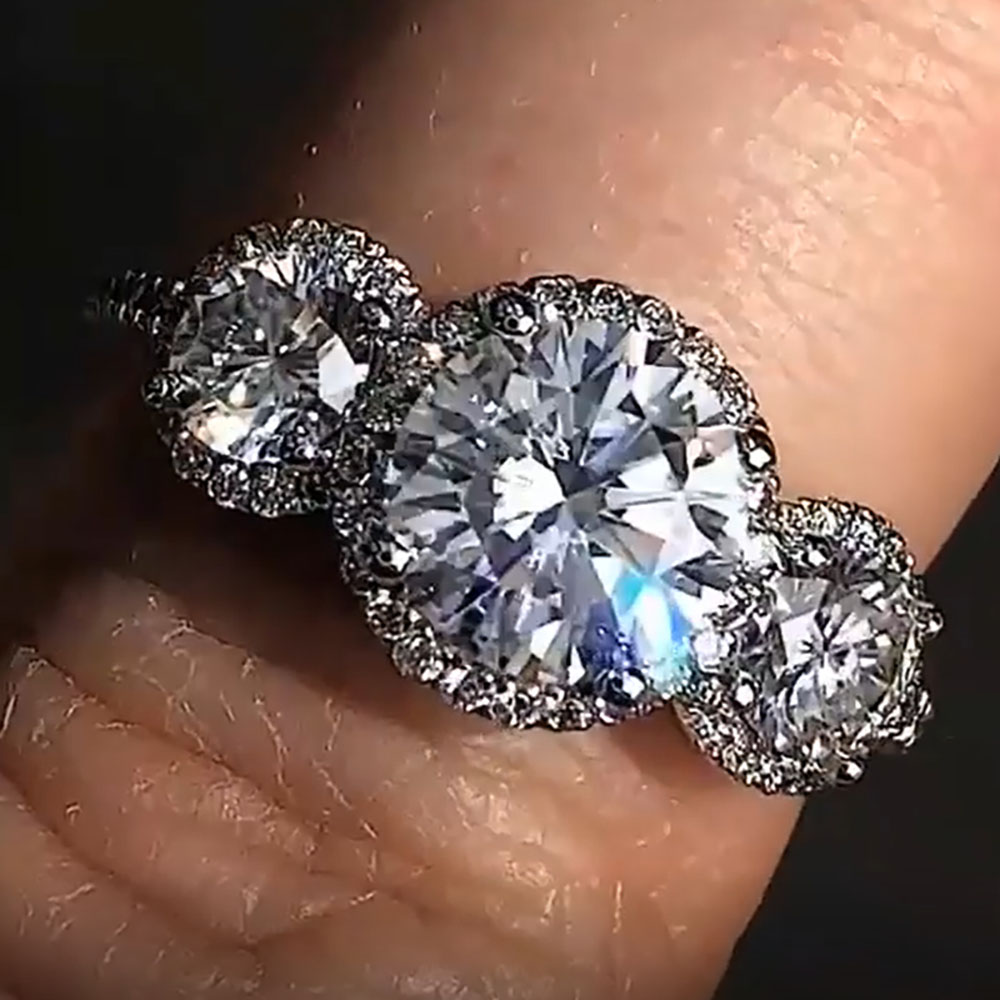 Bague de fiançailles personnal - Moissanite Engagement Ring 1 Carat avis et prix