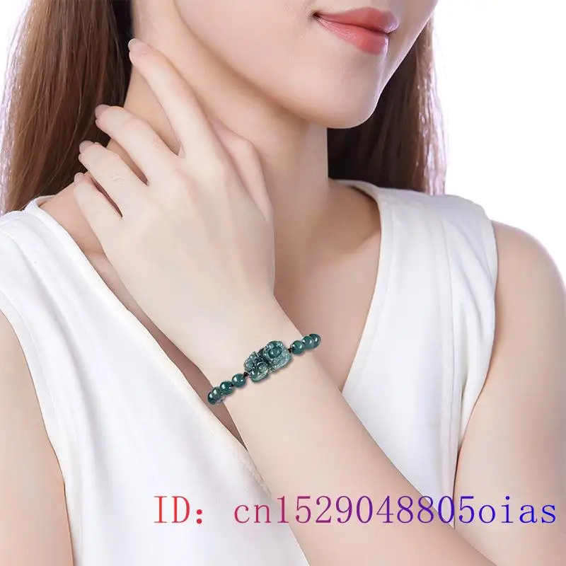 Bracelets Pixiu en jadéite de  - Bracelets avis et prix